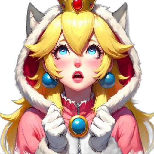 crown, staff, face, hat, pixel art, concept art, anime, fantasy art transparent PNG cut-out