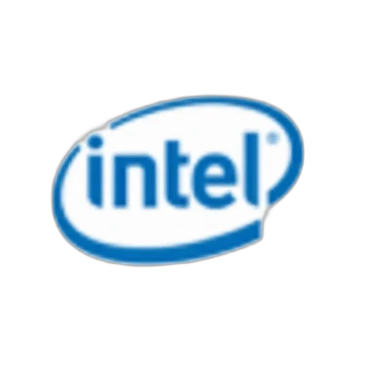 robot, hat, crown, intel, logo, displayed, stylized, blue transparent PNG cut-out
