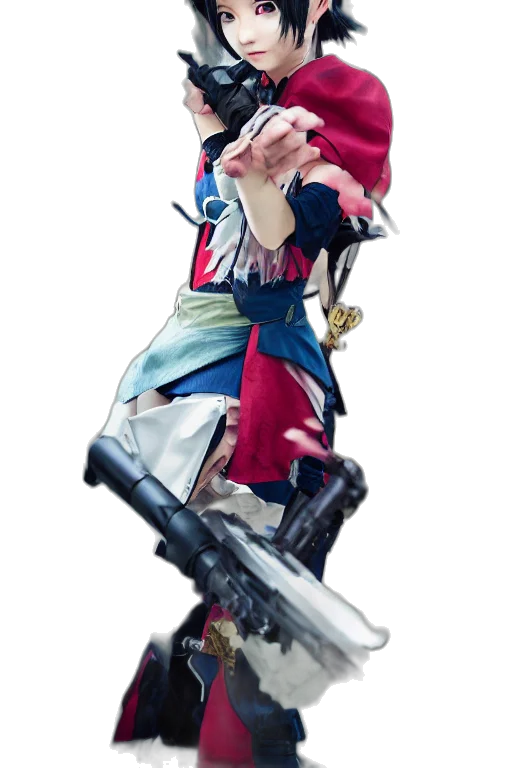 weapon, sword, staff, jacket transparent PNG cut-out