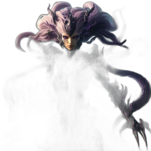dragon, creature, mask, staff, concept art, fantasy art, watercolor, anime transparent PNG cut-out