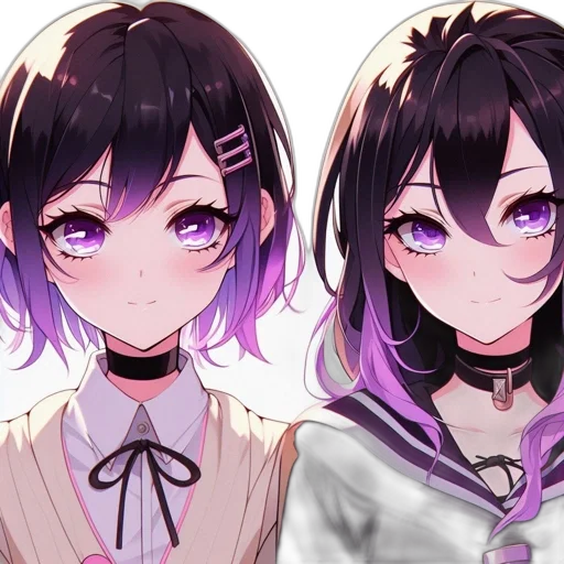 face, anime, pixel art, cartoon, concept art, monochrome, pastel, dark transparent PNG cut-out