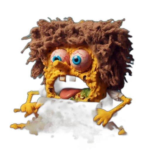 creature, mask, face, animal, concept art, pixel art, 3d render, photorealistic transparent PNG cut-out