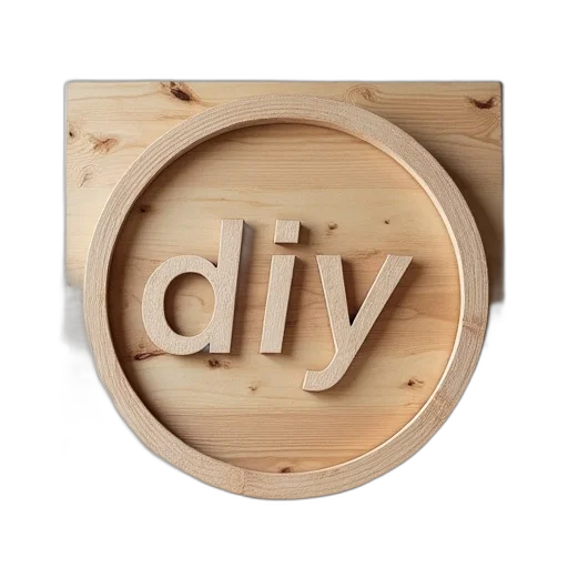 jewelry, furniture, 3d render, diy, wood, sign, ready, cut transparent PNG cut-out