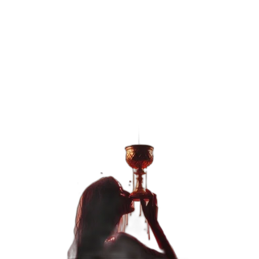 bottle, crown, staff, weapon, photorealistic, concept art, 3d render, watercolor transparent PNG cut-out
