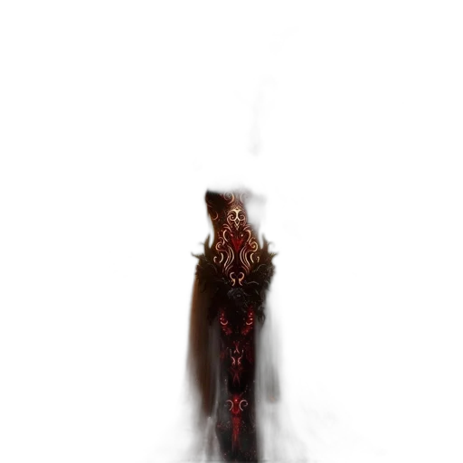 creature, dress, sword, weapon, concept art, fantasy art, comic book art, cyberpunk transparent PNG cut-out