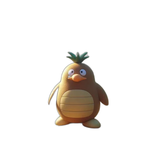 creature, animal, food, staff, 3d render, concept art, photorealistic, pixel art transparent PNG cut-out
