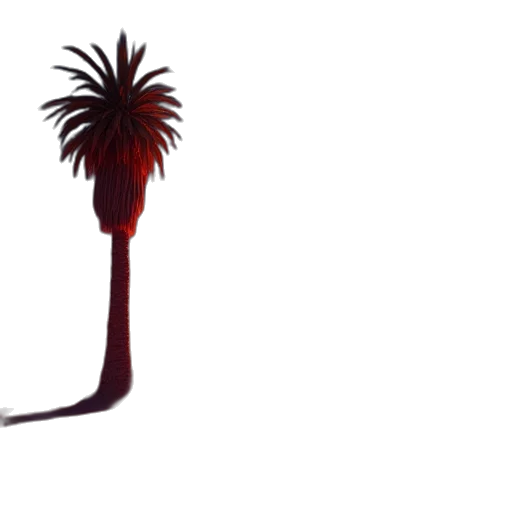 staff, hair, umbrella, tree, 3d render, concept art, photorealistic, pixel art transparent PNG cut-out