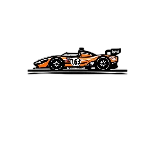 car, pixel art, concept art, cartoon, 3d render, kids, race, wall transparent PNG cut-out
