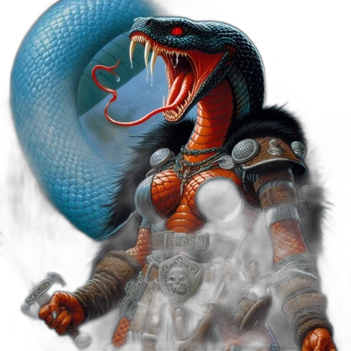 dragon, creature, fantasy art, concept art, photorealistic, 3d render, blue, serpent-like transparent PNG cut-out