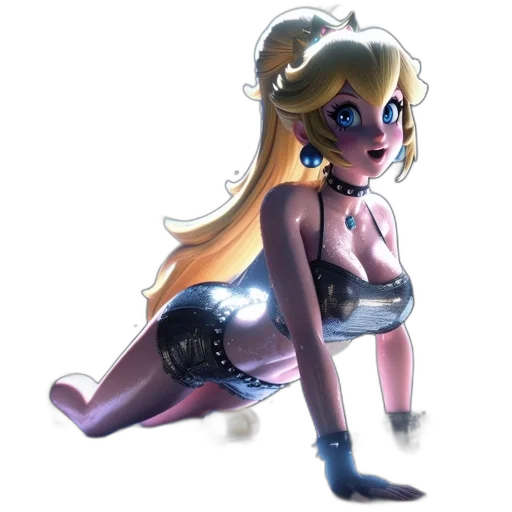 dress, robot, weapon, staff, concept art, 3d render, anime, pixel art transparent PNG cut-out