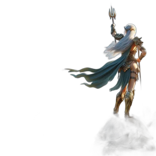 sword, weapon, staff, fantasy art, concept art, 3d render, pixel art, blue transparent PNG cut-out