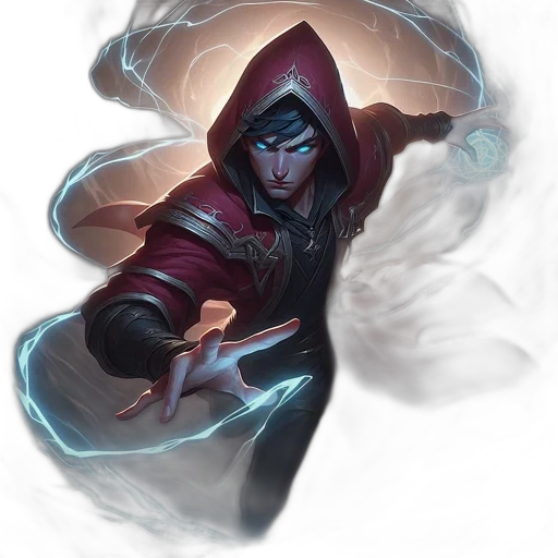staff, weapon, concept art, fantasy art, comic book art, male, figure, red transparent PNG cut-out