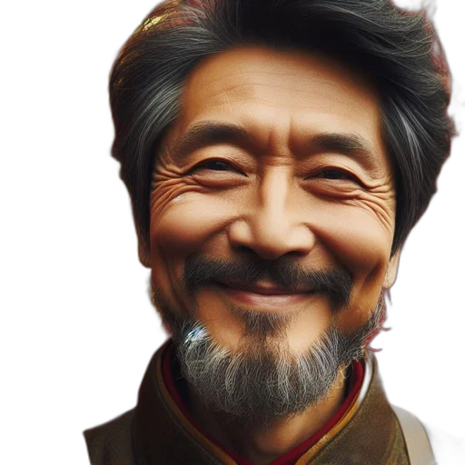face, staff, mask, dragon, photorealistic, concept art, anime, oil painting transparent PNG cut-out