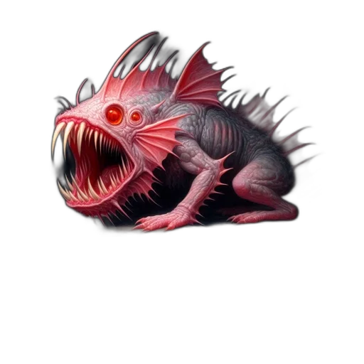 creature, dragon, animal, weapon, concept art, fantasy art, 3d render, pixel art transparent PNG cut-out