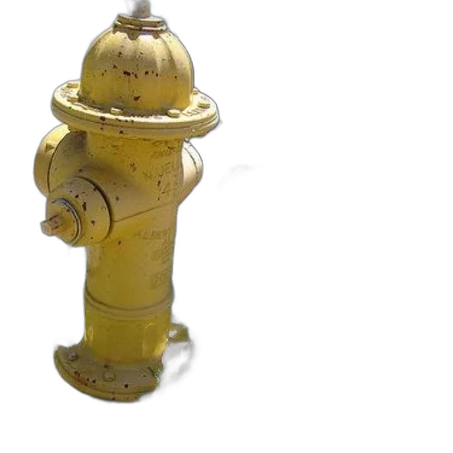 staff, bottle, 3d render, yellow, fire, hydrant, sits, grass transparent PNG cut-out
