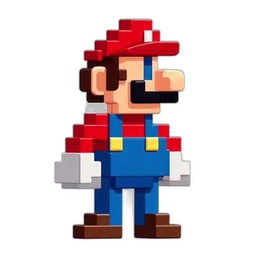 hat, animal, staff, weapon, pixel art, 3d render, concept art, cartoon transparent PNG cut-out