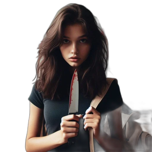 weapon, sword, photorealistic, concept art, fantasy art, comic book art, young, woman transparent PNG cut-out