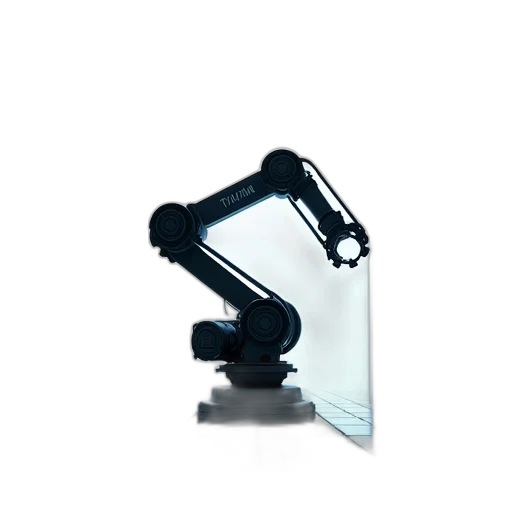 robot, weapon, furniture, staff, 3d render, concept art, cyberpunk, image transparent PNG cut-out