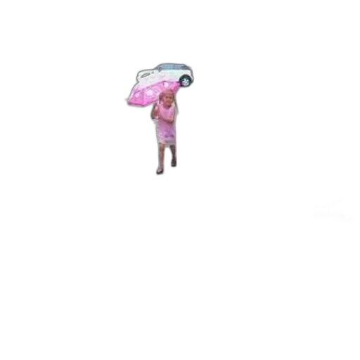 car, weapon, umbrella, robot, pixel art, concept art, 3d render, vaporwave transparent PNG cut-out