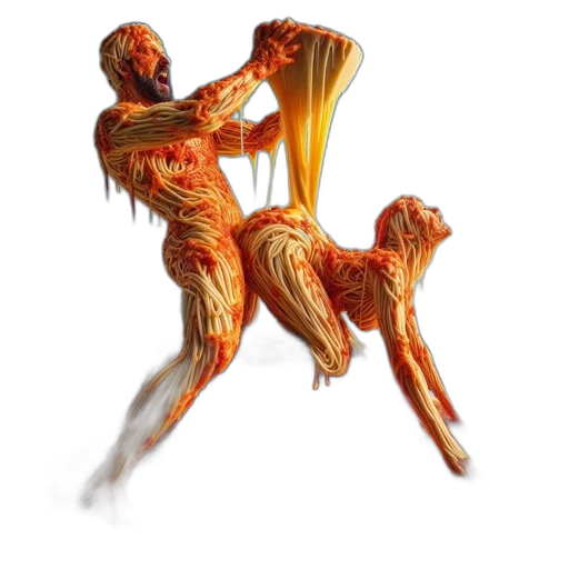 food, creature, hair, animal, 3d render, concept art, photorealistic, pixel art transparent PNG cut-out