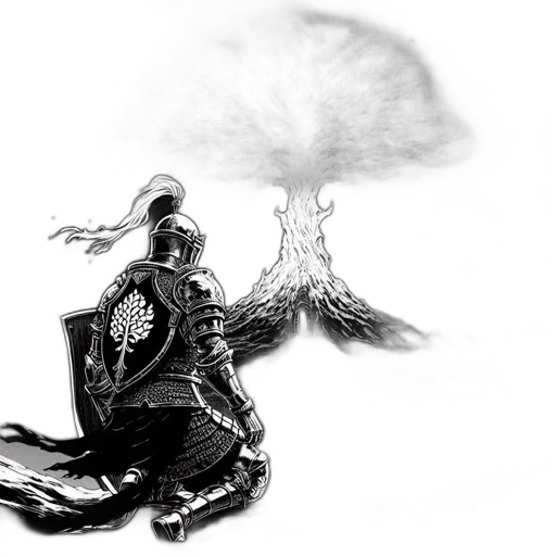 weapon, sword, jacket, hair, concept art, comic book art, fantasy art, photorealistic transparent PNG cut-out