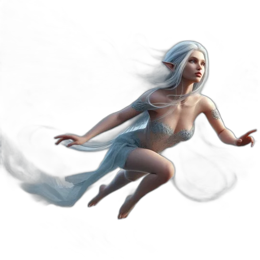 creature, dragon, fantasy art, concept art, pixel art, comic book art, underwater, fog transparent PNG cut-out