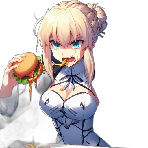 food, dress, robot, dragon, anime, pixel art, concept art, fantasy art transparent PNG cut-out