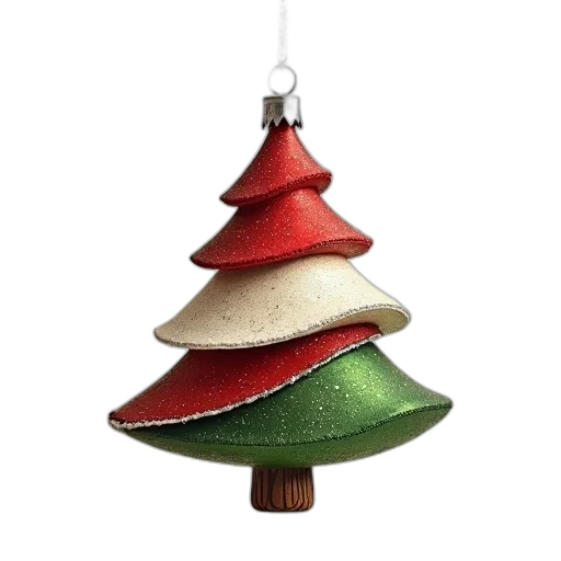 tree, jewelry, hat, 3d render, detailed, illustration, christmas, ornament transparent PNG cut-out