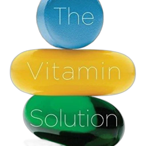 vitamin, solution, book, cover, featuring, stacked, colorful, pills transparent PNG cut-out