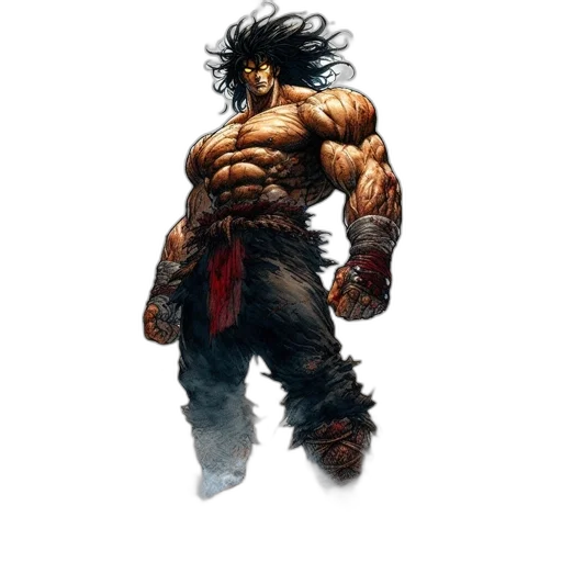 hair, weapon, concept art, comic book art, fantasy art, pixel art, battleground, tall transparent PNG cut-out