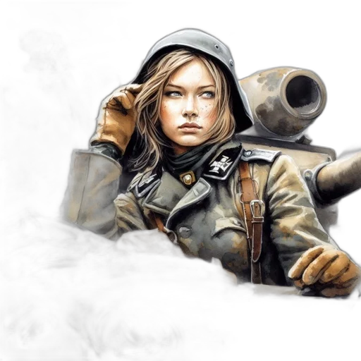 weapon, jacket, face, concept art, photorealistic, fantasy art, comic book art, snow transparent PNG cut-out