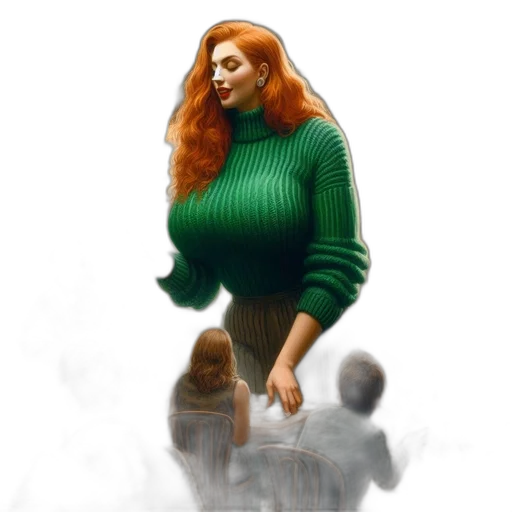 dress, jacket, creature, concept art, pixel art, fantasy art, 3d render, underwater transparent PNG cut-out