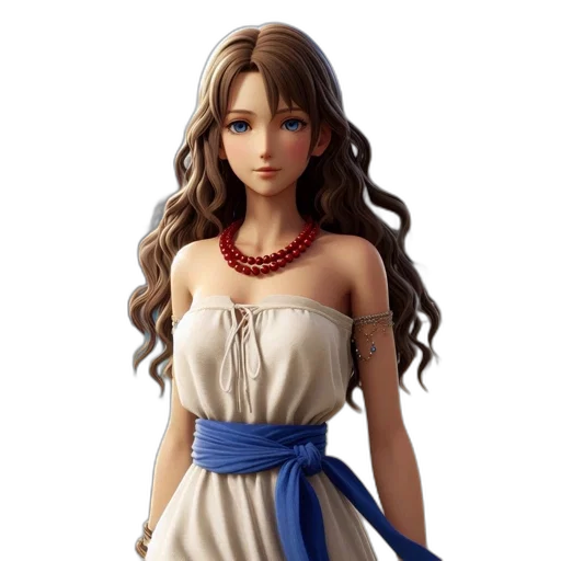 dress, jewelry, 3d render, fantasy art, concept art, photorealistic, 3d-animated, female transparent PNG cut-out