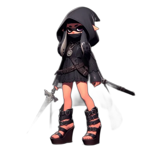 weapon, staff, sword, mask, concept art, fantasy art, 3d render, pixel art transparent PNG cut-out