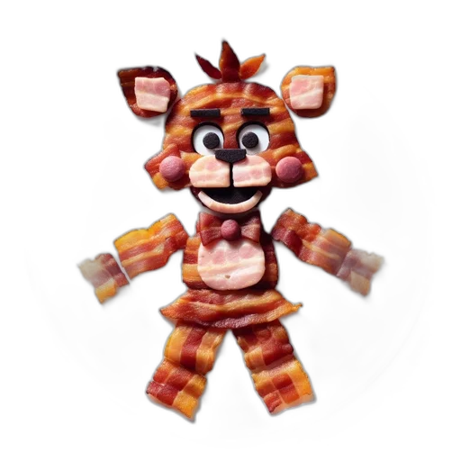 animal, creature, food, jacket, 3d render, concept art, pixel art, creative transparent PNG cut-out