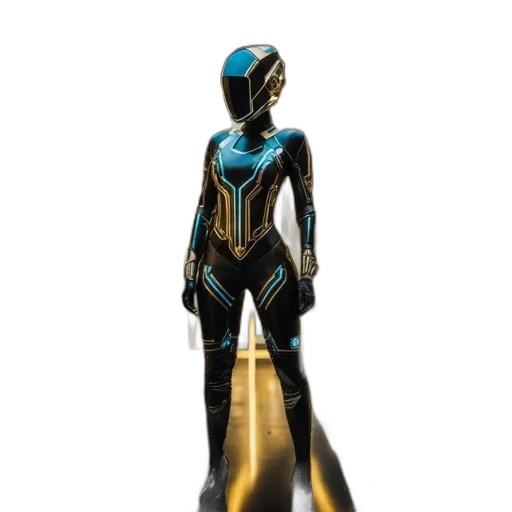 robot, dress, concept art, 3d render, comic book art, fantasy art, individual, sleek transparent PNG cut-out