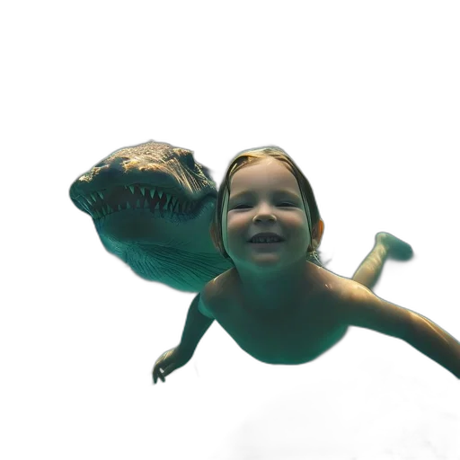 creature, animal, dragon, mask, photorealistic, 3d render, concept art, vaporwave transparent PNG cut-out