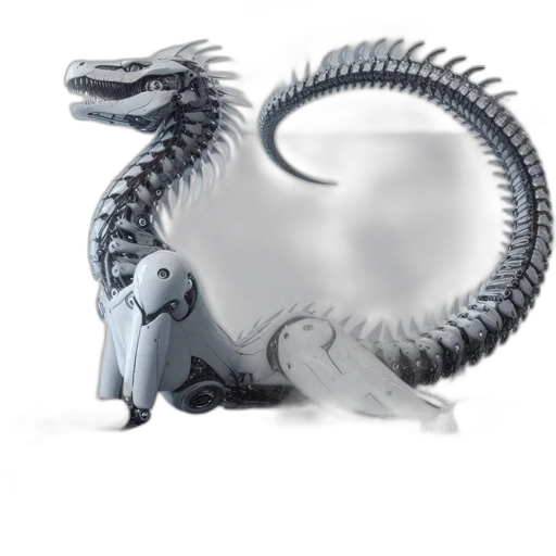 dragon, creature, animal, weapon, concept art, fantasy art, photorealistic, 3d render transparent PNG cut-out