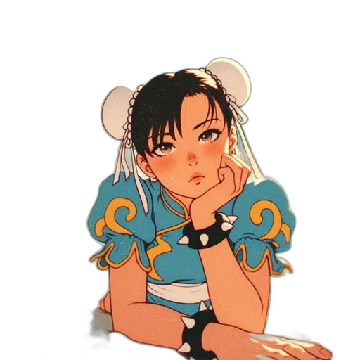 jewelry, staff, pixel art, concept art, anime, fantasy art, blue, pastel transparent PNG cut-out