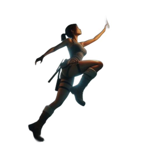 staff, weapon, dress, shoes, concept art, 3d render, pixel art, fantasy art transparent PNG cut-out