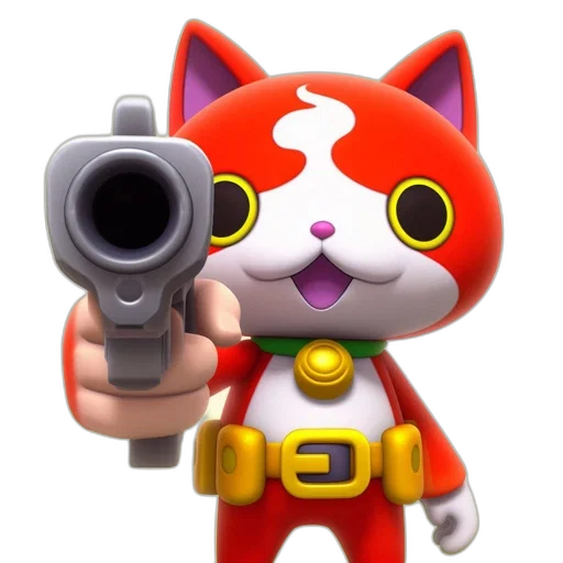 weapon, staff, animal, robot transparent PNG cut-out