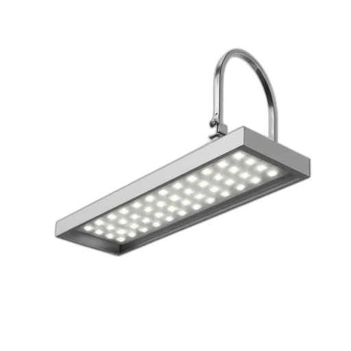 3d render, modern, sleek, compact, led, light, fixture, flat transparent PNG cut-out