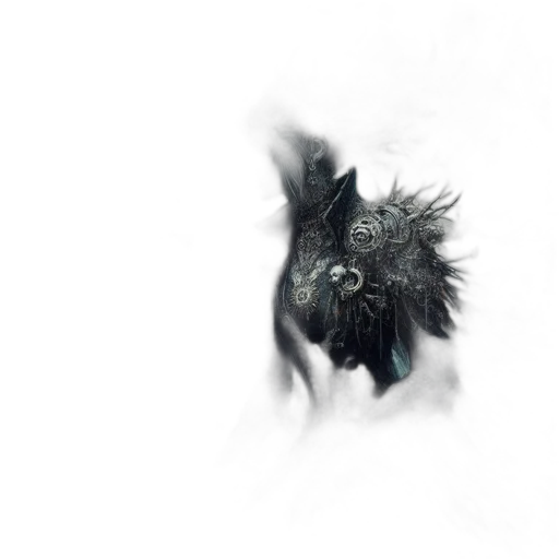 mask, creature, animal, dragon, photorealistic, concept art, fantasy art, 3d render transparent PNG cut-out