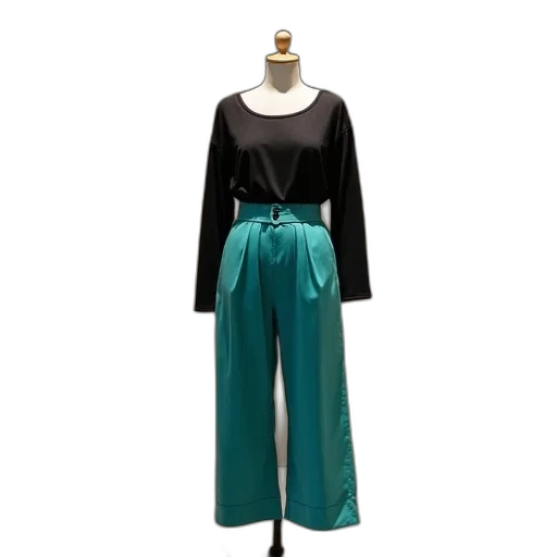 dress, jacket, staff, green, dark, monochrome, earth tones, mannequin transparent PNG cut-out