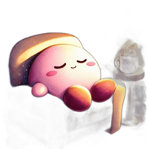 furniture, creature, staff, hat, concept art, watercolor, pixel art, 3d render transparent PNG cut-out