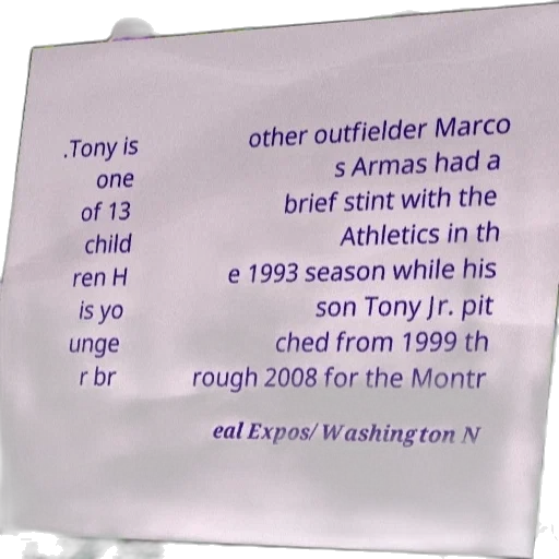 tony, one, children, his, younger, brother, marco, had transparent PNG cut-out