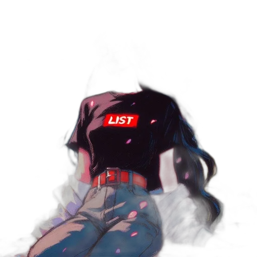 mask, jacket, hat, robot, cyberpunk, vaporwave, anime, pixel art transparent PNG cut-out
