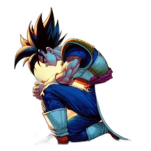 concept art, pixel art, comic book art, fantasy art, blue, animated, dragon, ball transparent PNG cut-out