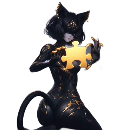 jewelry, staff, concept art, fantasy art, pixel art, anime, dark, anthropomorphic transparent PNG cut-out