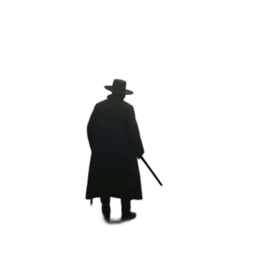 hat, staff, umbrella, jacket transparent PNG cut-out